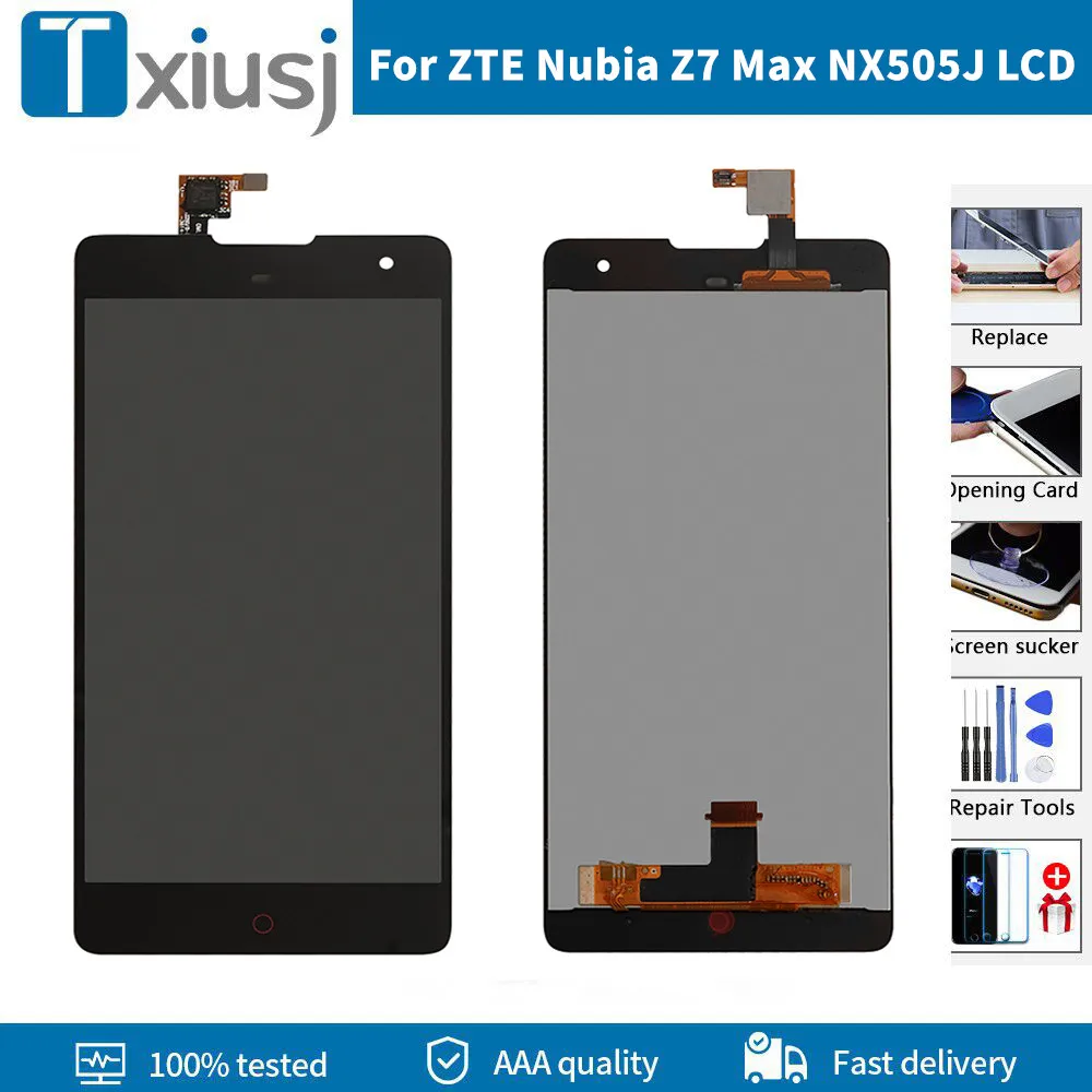 5 &quotОригинальный ЖК-дисплей для ZTE Nubia Z7 Max NX505J замена | Мобильные телефоны и