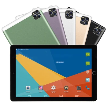 

4G Phone Call Tablet 10.1inch MTK P70 6GB RAM 128GB ROM 8000mAh Tablets PC 3 Camera GPS Type-C Andriod 9.1 free shipping