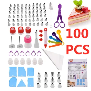 

Cake Decorating Nozzle Set Bakery Pattern Decorating Tool Measuring Spoon Set Cream Scraper Cake Decorating Shears biao hua bi