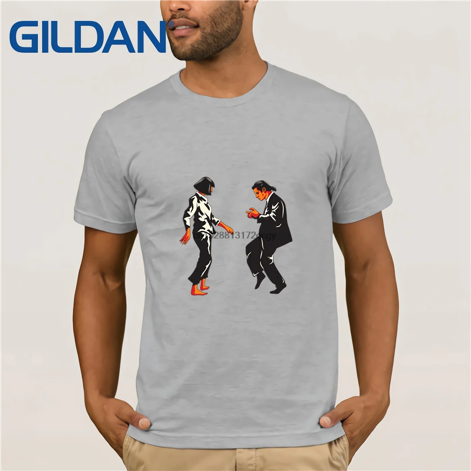 Футболки Jack Rabbit футболки для слаймов Квентин Тарантино футболка мужчин Миа