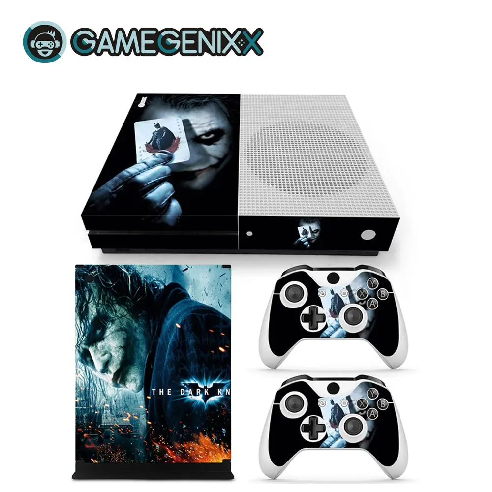 Защитная Наклейка GAMEGENIXX для Xbox One Slim Console и 2 контроллера-The Joker