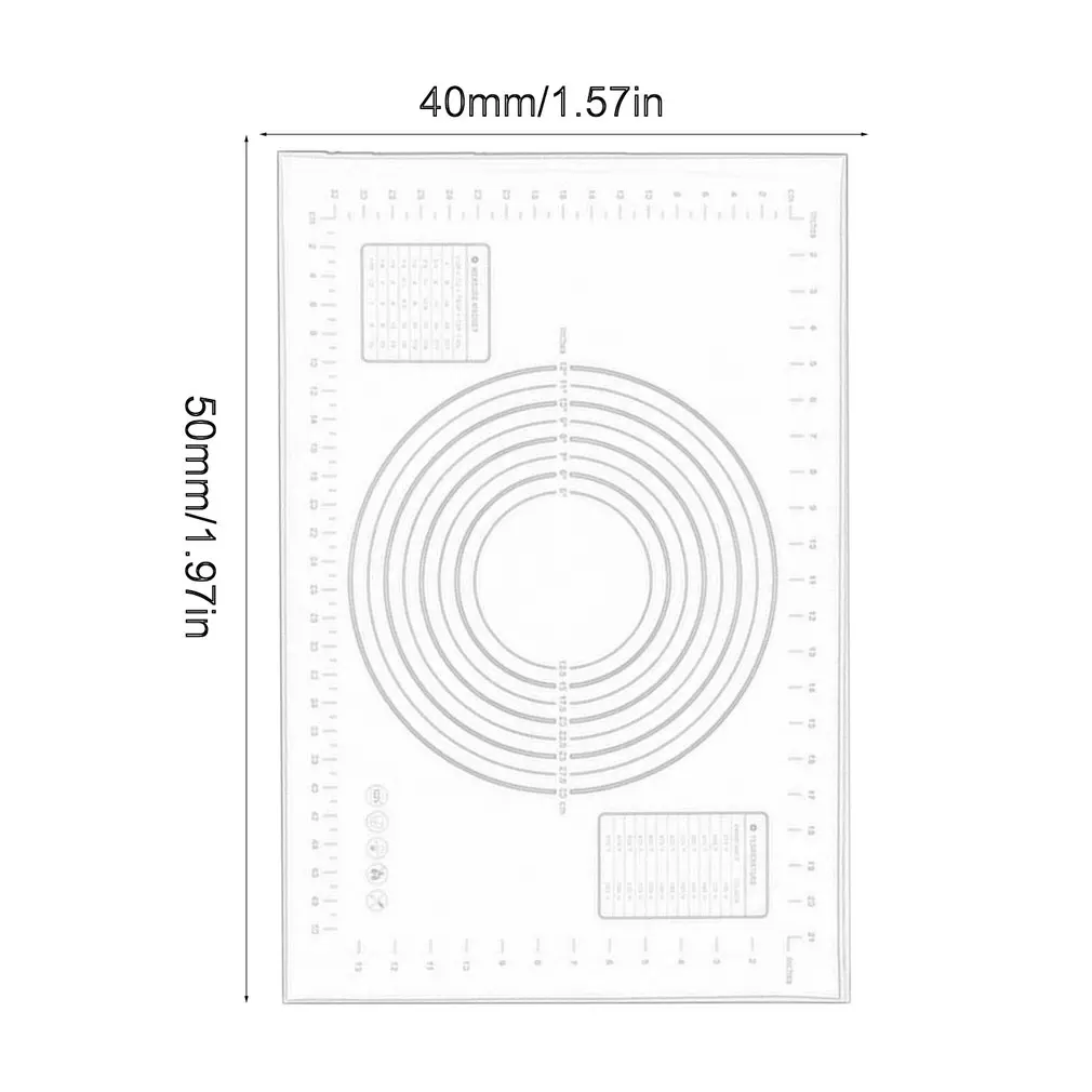 Non-Stick Silicone Baking Mat Pad Baking Sheet Glass Fiber Rolling Dough Mat Cookie Macaron Baking Mat Pastry Tools - Цвет: as show 11