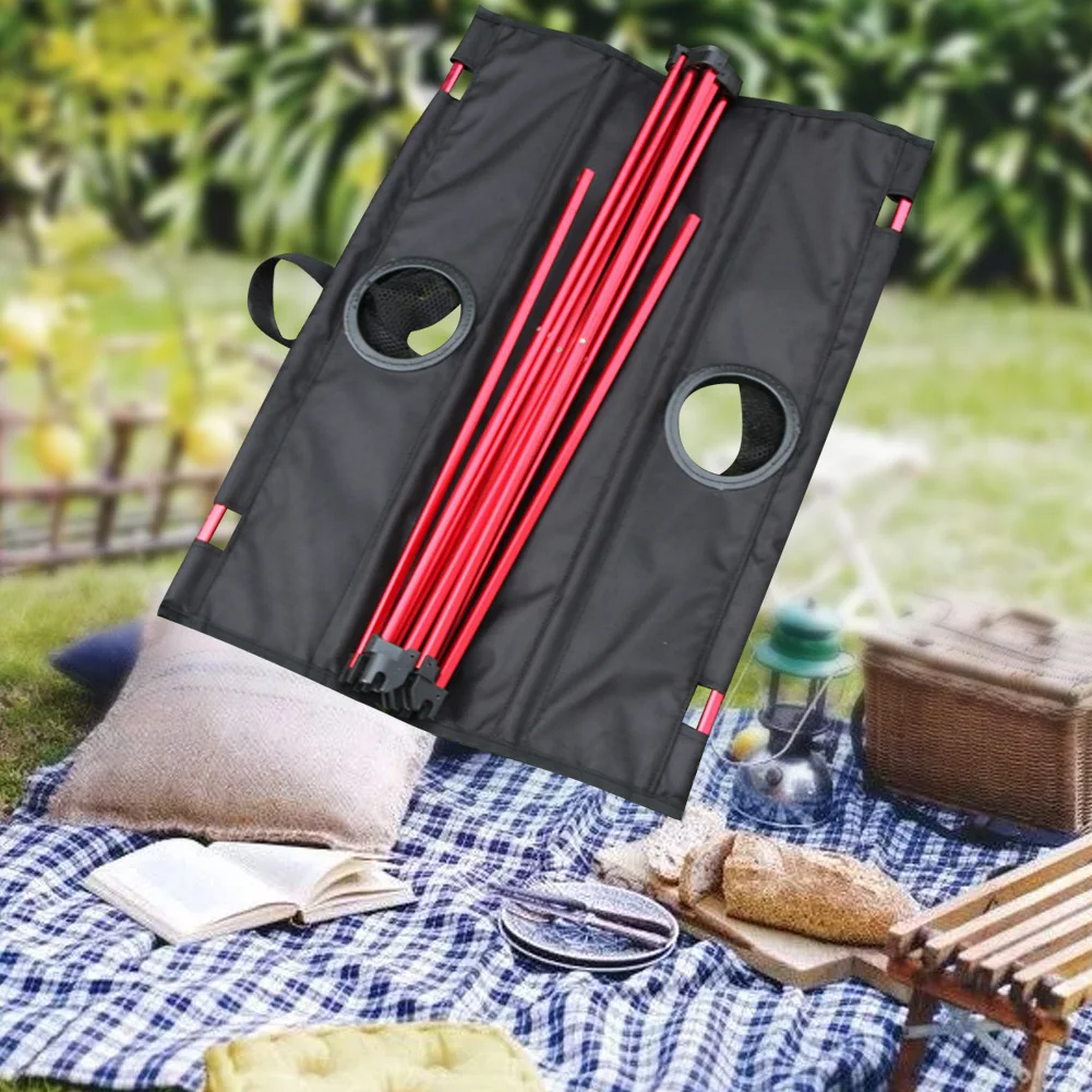

Outdoor Cooking Dining Camping Table Hiking Foldable Easy Install Accessories Portable Non-Slip Picnic Aluminum Alloy Barbecue