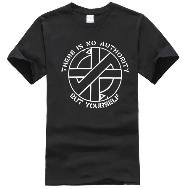 Crass нет никакой силы но себя-новая футболка панк анархия | Мужская одежда
