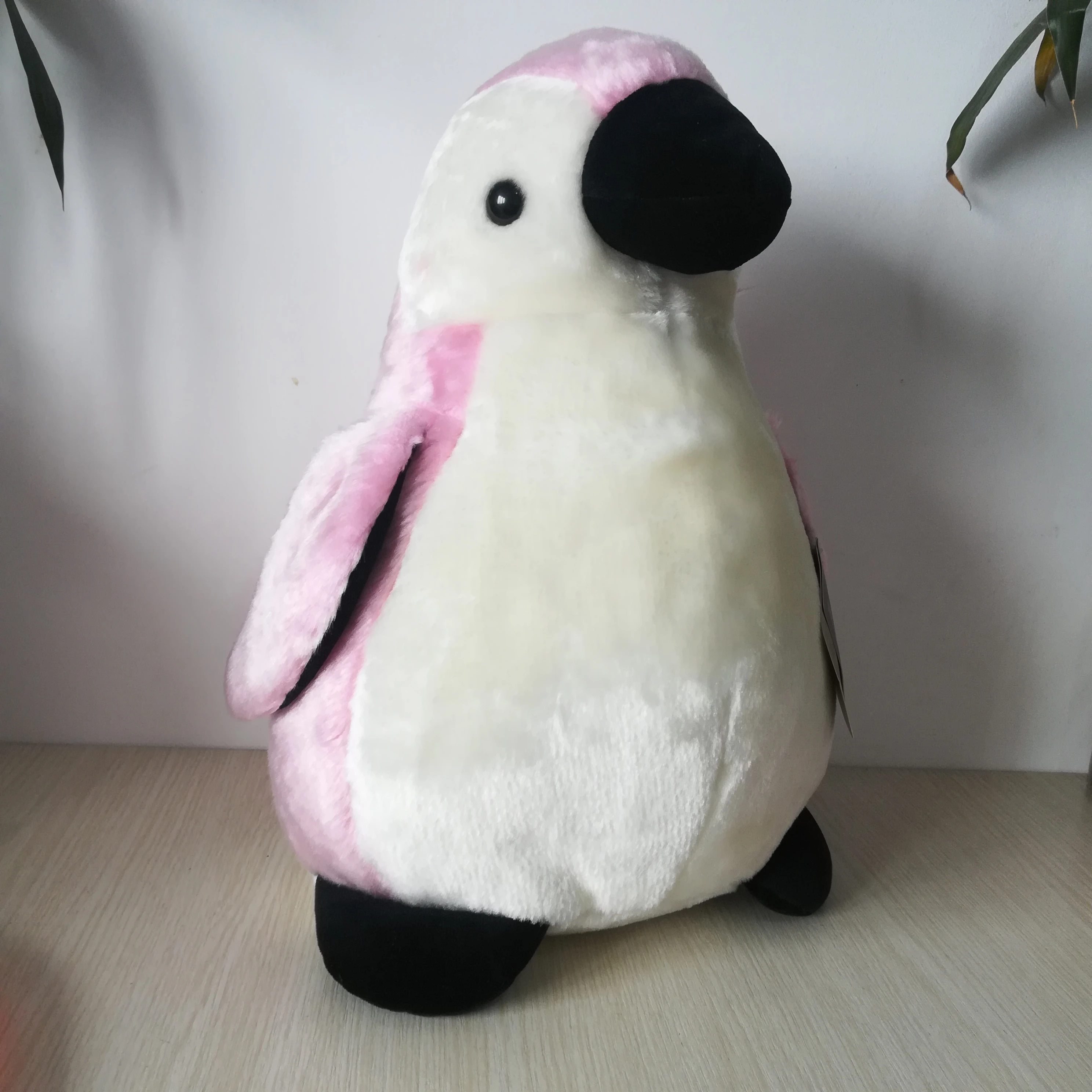 pink penguin plush