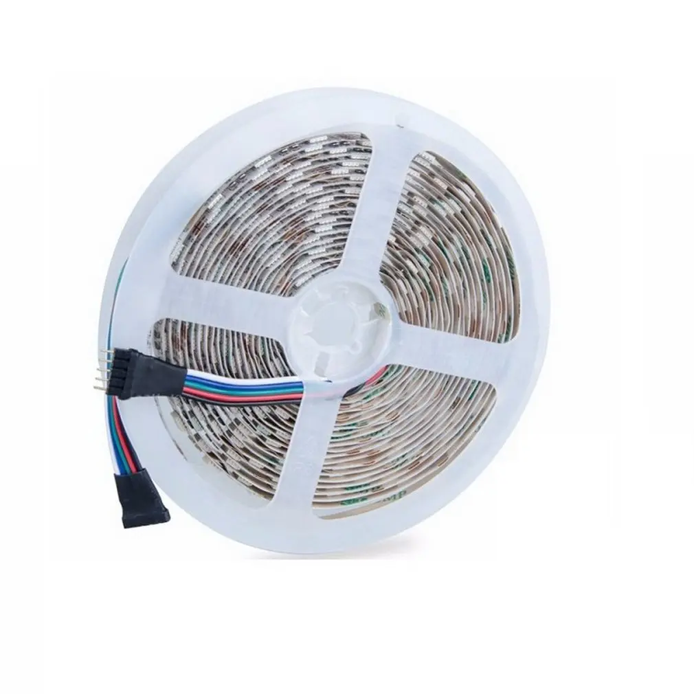 

5m Led Light Strip Smd 5050 Flexible Light Bare Board Light Strip Not Waterproof 5m 300/5050smd Rgb 4 In One Dc12v Light Strip
