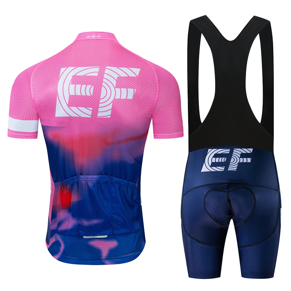 Команда EF майки для велоспорта велокостюм из флиса быстросохнущие bib Гелевые наборы одежды Ropa Ciclismo uniformes Maillot спортивная одежда
