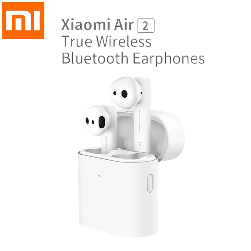 Xiaomi Air 2, Bluetooth 5,0, наушники, настоящая Беспроводная стерео спортивная Гарнитура, шумоподавление, автоматическая пауза, управление краном, HD звук