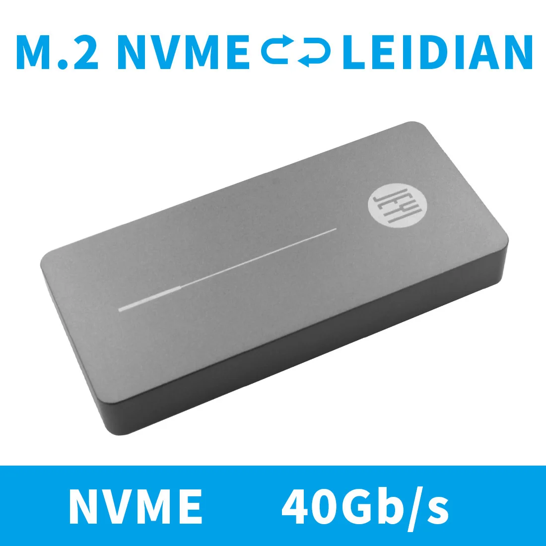  JEYI M2 Nvme carcasa estuche de caja de HDD NVME a TYPE-C CNC aluminio tipo C 31 M2 USB3.1 M2 PCIE 
