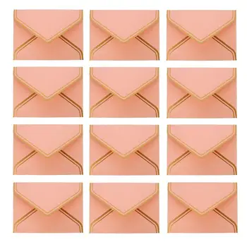 

25Pcs Gilding Envelopes Classic Popular Top-class Letters Envelope Cards Envelope Invitation Envelope for Festival Party Wedding