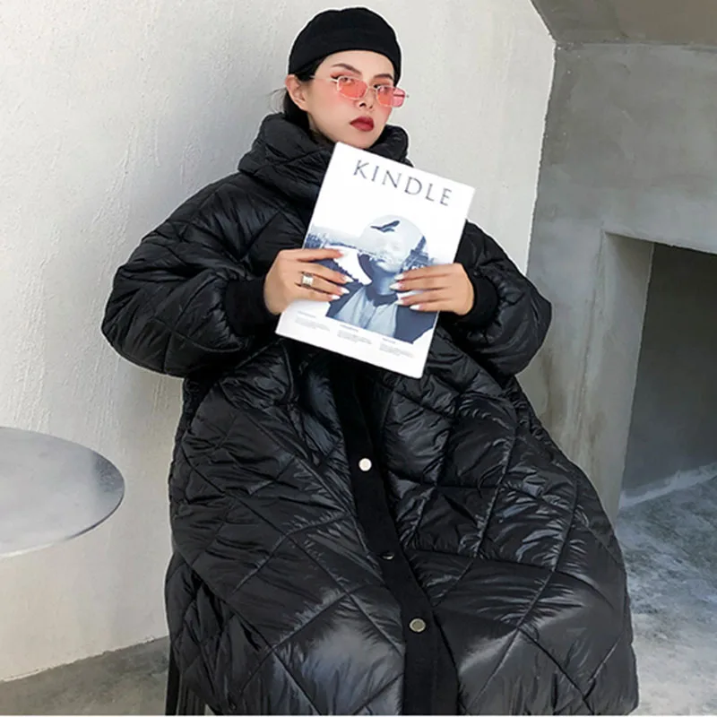 Женская верхняя одежда, парка, теплая, утолщенная, модная, пуховик, женское хлопковое пальто, новинка, большой размер, высокое качество, женское хлопковое пальто KO467