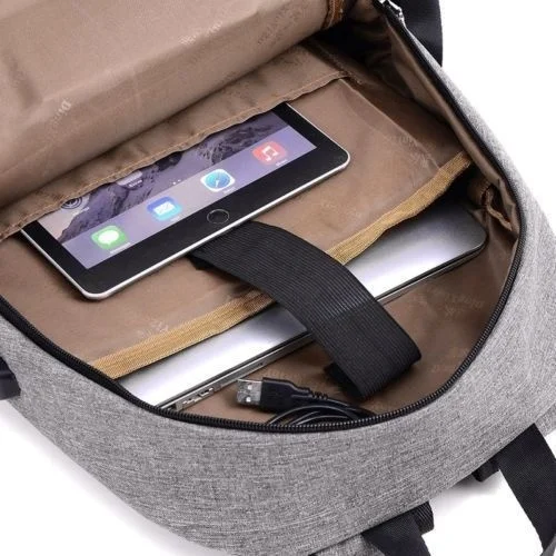Студенческая школьная сумка унисекс с usb зарядным портом, бизнес водостойкий 17 дюймовый рюкзак для ноутбука, 3 цвета
