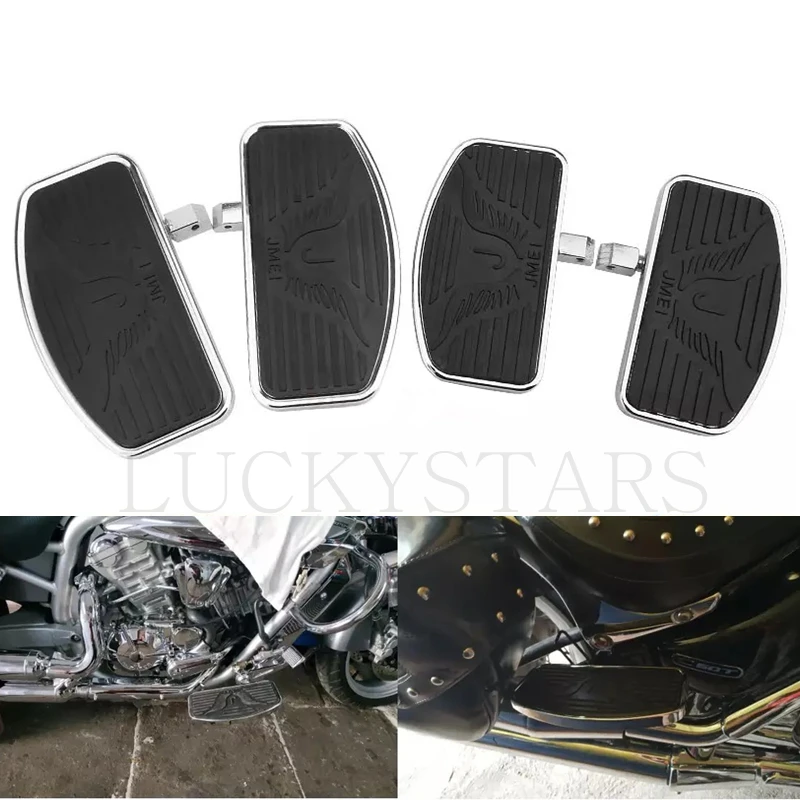MotorcycleFrontRearDriverPassengerWidePedalFootRestFloorboards