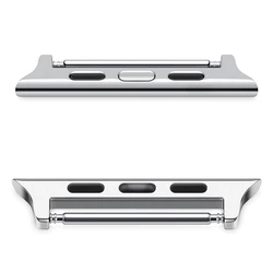 Universal Metal Strap Adapter Clasp Connector for S11 S10 42mm--20mm (Silver)