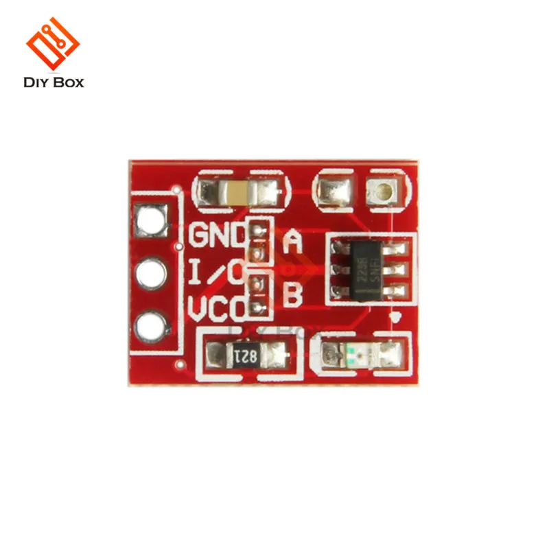 5 шт./лот TTP223 модуль сенсорной кнопки Конденсатор Тип одноканальный самоблокирующийся сенсорный ключ емкостной переключатель сенсор модуль