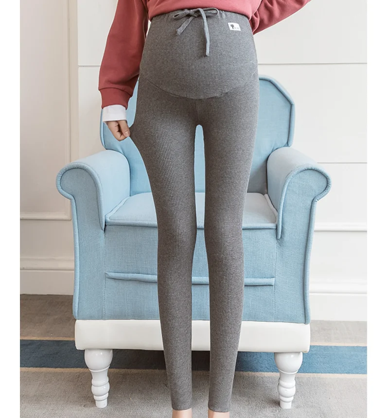 Casual Leggings For Pregnant Women Elastic High Waist Stripes Pants Pregnancy Sports Clothes Maternity Fitness Trousers Skinny maternity leggings