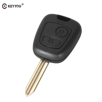 

KEYYOU 2 Buttons Car Blank Key Case Cover For Peugeot Partner Expert Boxer SX9 Remote Key Shell Replacement
