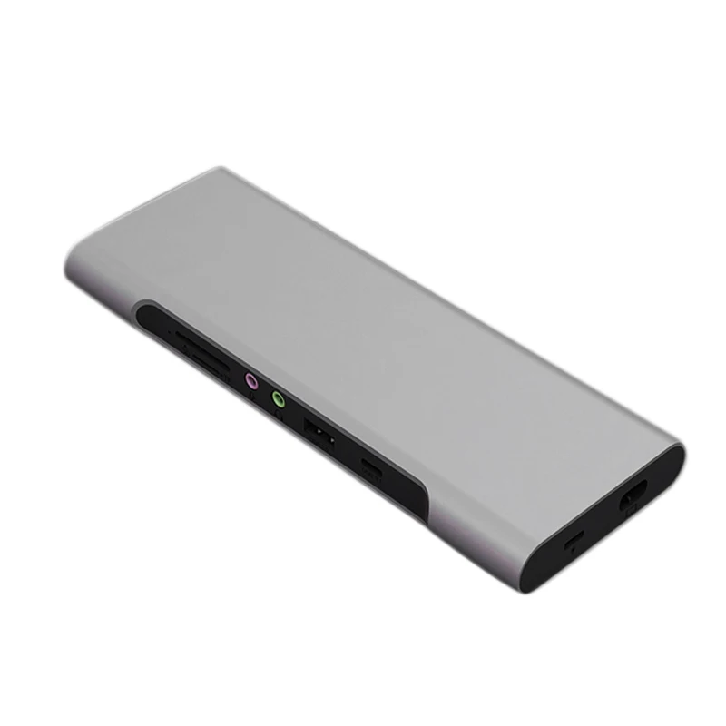 12 в 1 концентратор 4K usb type-C к USB 3,0 TF HDMI VGA RJ45 Мини DP док-станция для ноутбука док-станция для MacBook Air/MacB