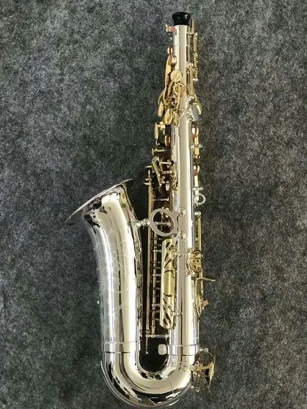 Саксофон Jupiter JAS 1100SG Alto Eb Tune латунный никелевый посеребренный корпус золотой лак