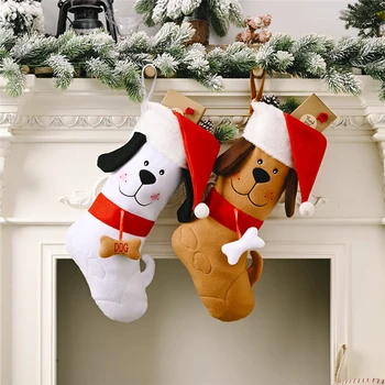 

New Year Gifts Bag Christmas Stocking Noel Christmas Decorations For Home Navidad Socks Xmas Tree Decoration Natal Decor
