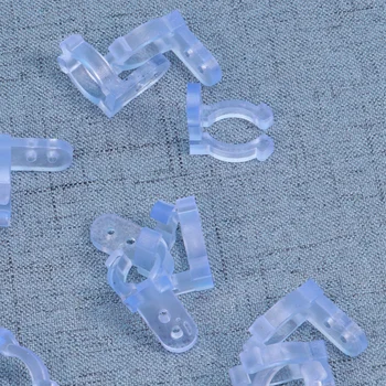 

50PCS/Pack LED Rope Light Clips Clear Durable Rope Light Holders for Home