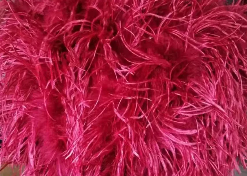 Grau 100% Real Ostrich Feder Stola Vintage Wraps Braut Zubehör Weiße feder Braut Kleid Abend Shrug Schal 6 farben – Detail 9