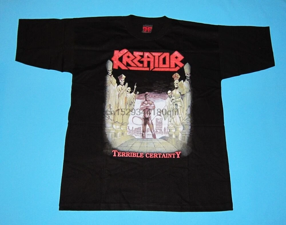 Футболка с ужасной уверенностью Kreator | Мужская одежда