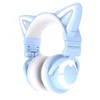 Yowu-auriculares inalámbricos 3G con luces RGB, cascos con orejas de gato para teléfono y ordenador, Control por aplicación, de alta calidad 1