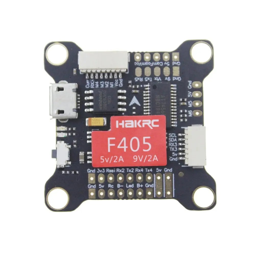 HAKRC F405 Flight Controller 5V 9V Dual BEC OSD 3-9S MPU6000 For RC Drone FPV Racing Parts Accessory