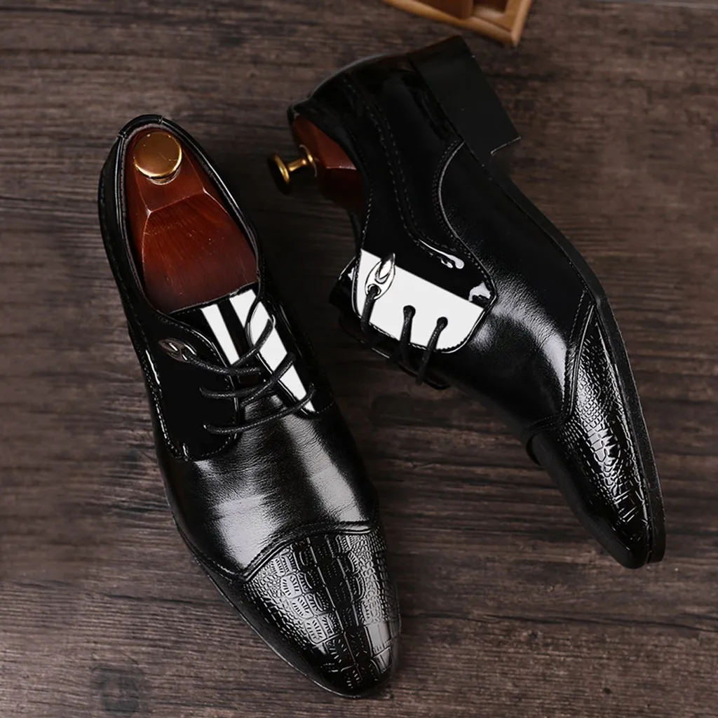 Г., лидер продаж, Мужские модельные туфли новая деловая кожаная обувь Повседневная Удобная Свадебная обувь мужской костюм обувь sapato social masculino