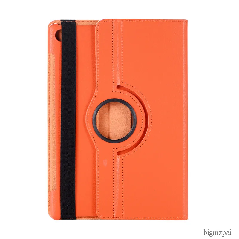 orange Вращающийся на 360 градусов чехол для планшетов huawei MediaPad M5 10," с откидной крышкой и подставкой из искусственной кожи, чехол для huawei M5 10,8" - Цвет: orange