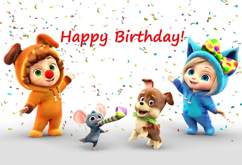 Vinyl Photography Background circus backdrop cartoon prop Character Birthday Children Backgrounds for Photo Studio