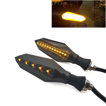 

Motorcycle LED Universal Flowing Blinker Light Waterproof Turn Signals For Suzuki HAYABUSA GSXR1300 SV TL 1000 DL650 GSR600