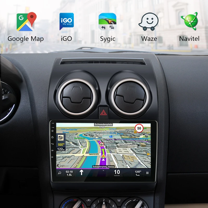 Vtopek android автомобильный Радио для Nissan Qashqai 2006 2007 2008 2009 2010 2011 2012 2013 стерео 4G WI FI gps