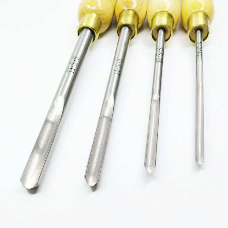 Высокоскоростной стальной деревообрабатывающий нож чаша резец круглый 4 размера