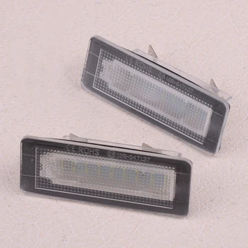 

CITALL 2Pcs 12V 6000K ABS License Plate Number Light Lamp Fit For Benz Smart Fortwo Coupe Convertible W450 W451 2007