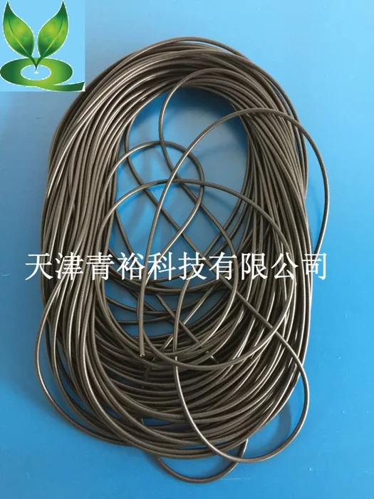 

Shielding conductive rubber strip hollow outer diameter 2.0 inner diameter 1.0 nickel carbon (graphite nickel plating)