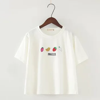 

Cotton T Shirt Women Summer T-shirts Female Casual Style Tops Tees Sleeve T-shirt Plus Size