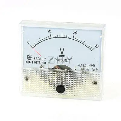 

85C1-V Class 2.5 Analog Voltage Meter DC 0-30V Voltmeter