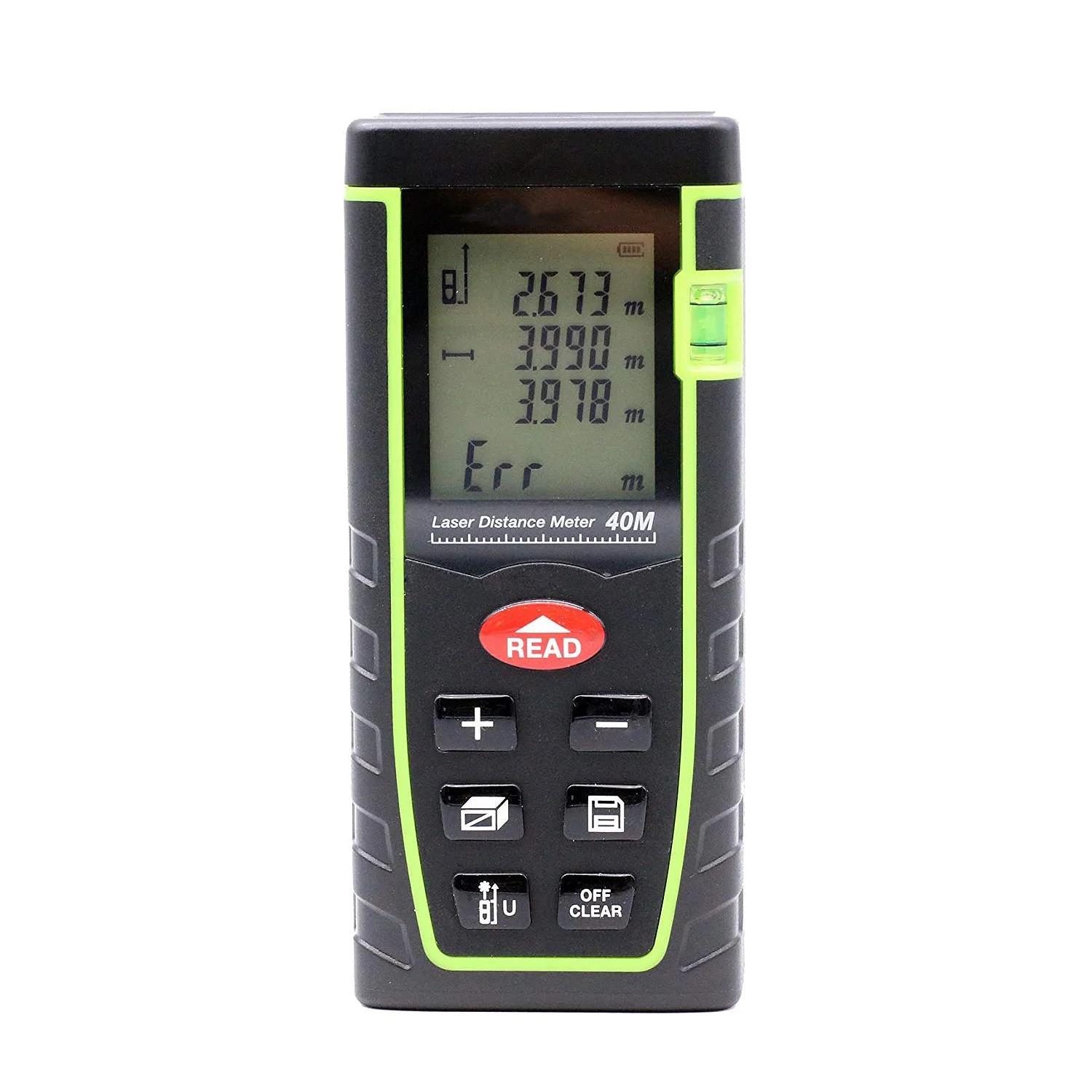 Blue 131Ft дальномер Цифровой Diastmeter дальномер измеритель площади объем измерительный инструмент с ЖК-дисплеем 4 линии - Цвет: Blue