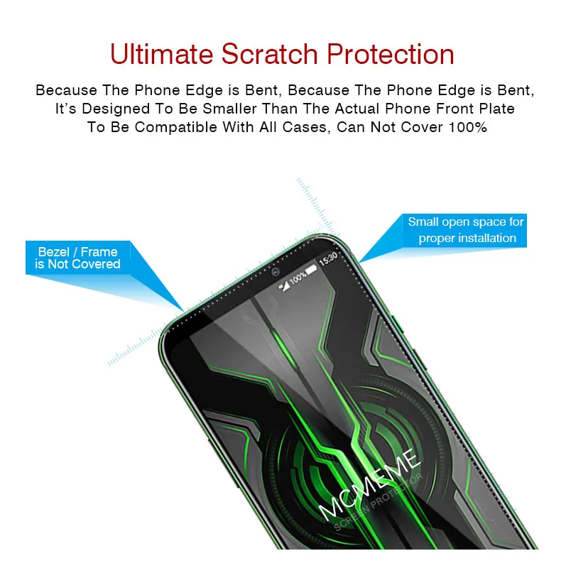 10 шт./лот 9H 2.5D Премиум Закаленное стекло для Xiaomi Black Shark 2 прозрачное защитное стекло пленка для Xiaomi Black Shark 2