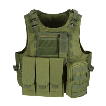 

Outdoor Military Tactical Vest Molle Vest Modular Gear Carrier Adjustable Training Gaming Paintball Assault Vest