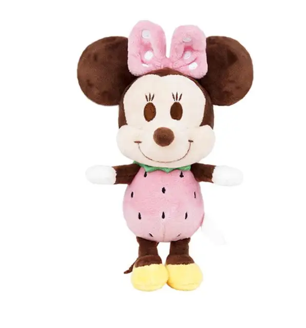 mickey pluto minnie donald plush stand doll toy keyring key chain anime new