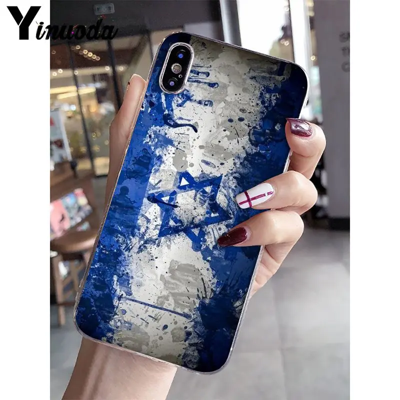 Yinuoda Флаг Израиля кантри баннеры, мягкий чехол для телефона из ТПУ для Apple iPhone 8 7 6 6S Plus X XS max 5 5S SE XR - Цвет: 7