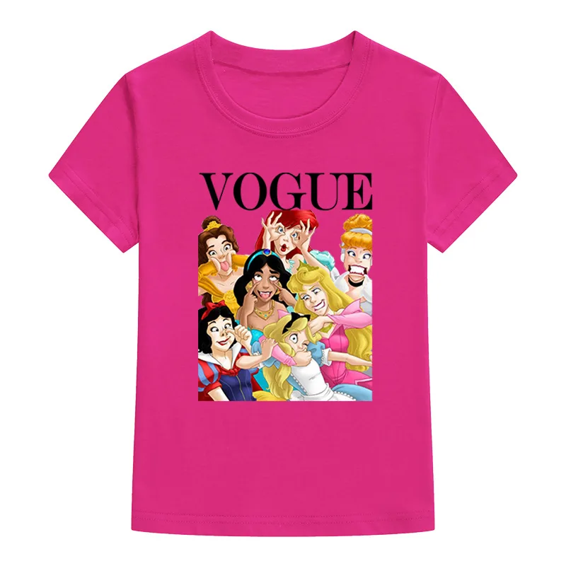 Летняя детская футболка, костюм для мальчиков, Harajuku VOGUE, футболка с принтом, топ для девочек, детская футболка, хлопковые футболки с коротким рукавом для маленьких мальчиков