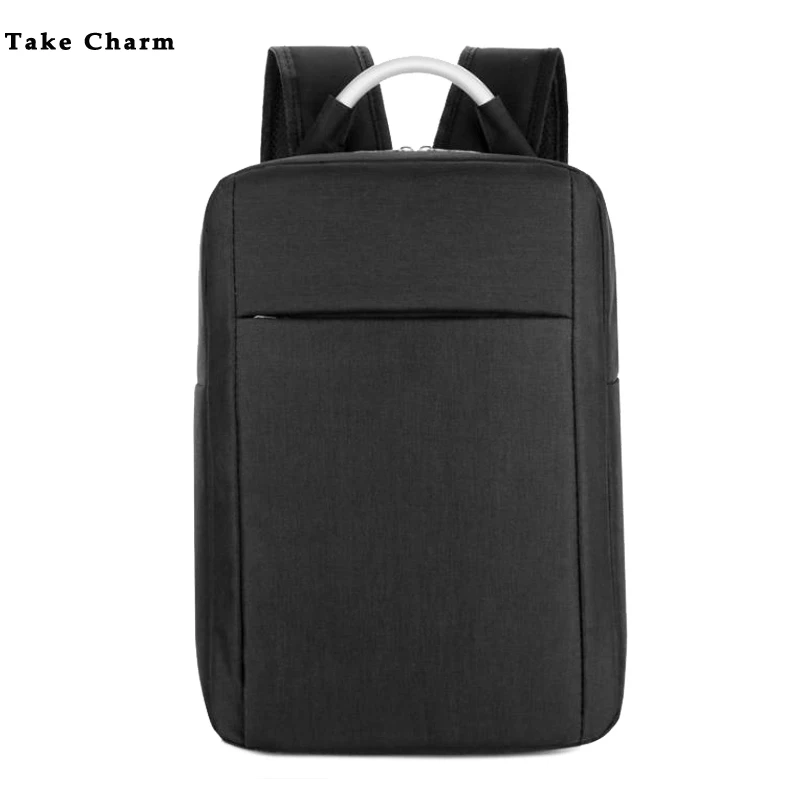 Мужской простой рюкзак для компьютера износостойкий нейлоновый дорожный с