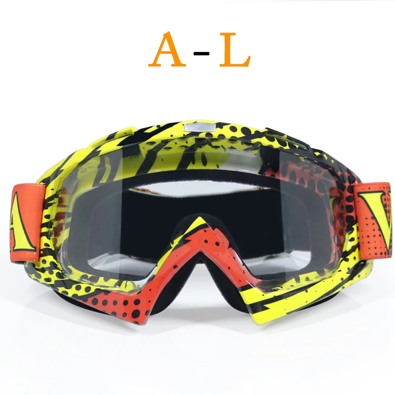 Очки для мотокросса MX внедорожные маскарадные шлемы с очками лыжные спортивные очки для езды на мотоцикле на велосипеде, защищающие глаза - Цвет: O2