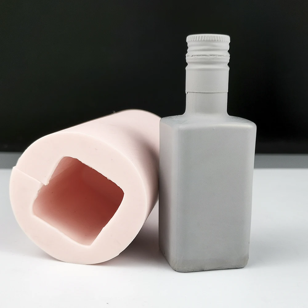 

PRZY-Silicone Fondant Soap Molds, 3D Bottle Mould, Wine Bottle, Handmade Mold, Clay Resin Candle Mould