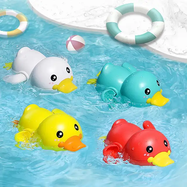 Bathroom Bath Shower Baby Clockwork Swimming Children Play Water Cute frog  Bathing Bathtub Toys For Kid 2