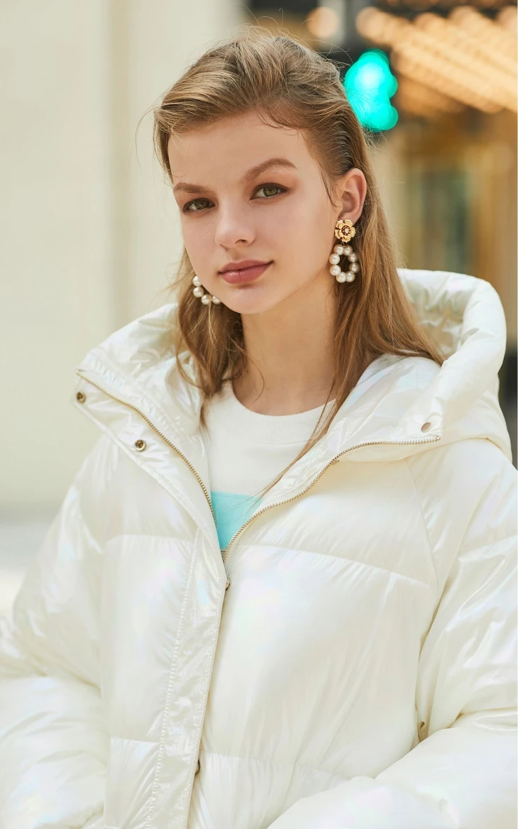 Vero Moda Женское зимнее цветное тканевое пальто с капюшоном и кулиской | 319422501